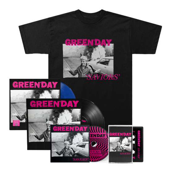 SAVIORS TShirt + Choice of Album Green Day Official Store